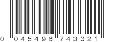 UPC 045496743321