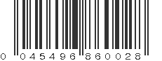 UPC 045496860028