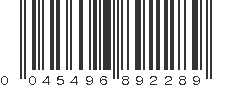 UPC 045496892289