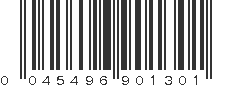 UPC 045496901301