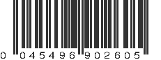 UPC 045496902605