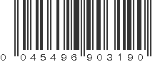 UPC 045496903190