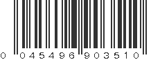 UPC 045496903510