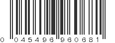 UPC 045496960681