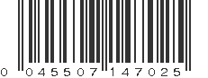 UPC 045507147025