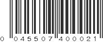 UPC 045507400021