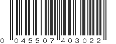 UPC 045507403022