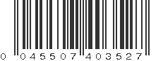 UPC 045507403527