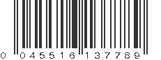 UPC 045516137789