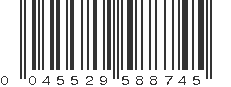 UPC 045529588745