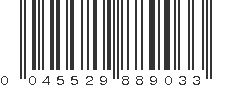 UPC 045529889033