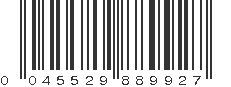 UPC 045529889927