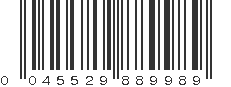 UPC 045529889989