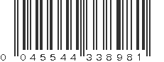 UPC 045544338981