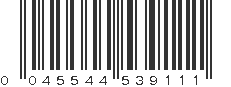 UPC 045544539111