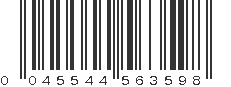 UPC 045544563598