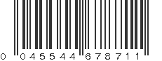 UPC 045544678711