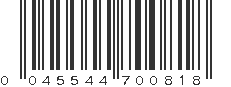 UPC 045544700818