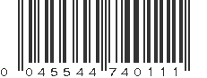 UPC 045544740111