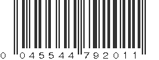 UPC 045544792011