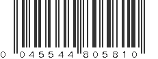 UPC 045544805810