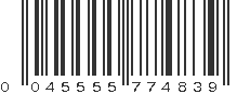 UPC 045555774839