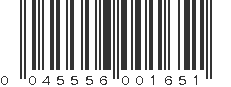 UPC 045556001651