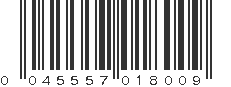 UPC 045557018009