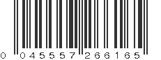 UPC 045557266165