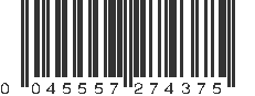 UPC 045557274375