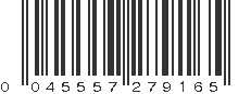 UPC 045557279165