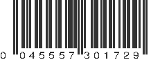 UPC 045557301729