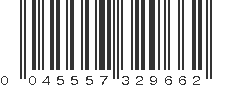 UPC 045557329662