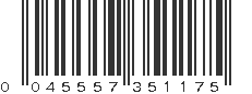 UPC 045557351175