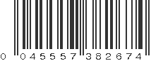 UPC 045557382674