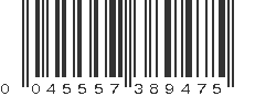 UPC 045557389475