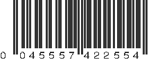 UPC 045557422554