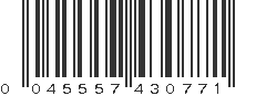 UPC 045557430771