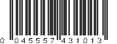 UPC 045557431013