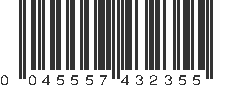 UPC 045557432355