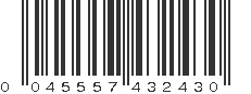 UPC 045557432430