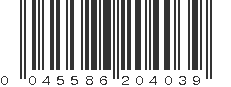 UPC 045586204039