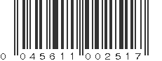 UPC 045611002517