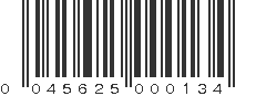 UPC 045625000134