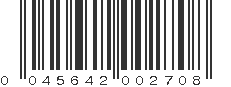 UPC 045642002708