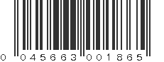 UPC 045663001865