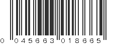UPC 045663018665