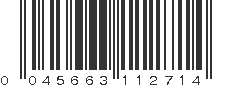 UPC 045663112714