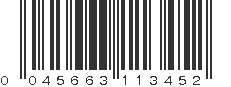 UPC 045663113452