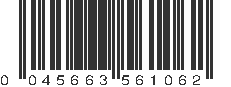 UPC 045663561062